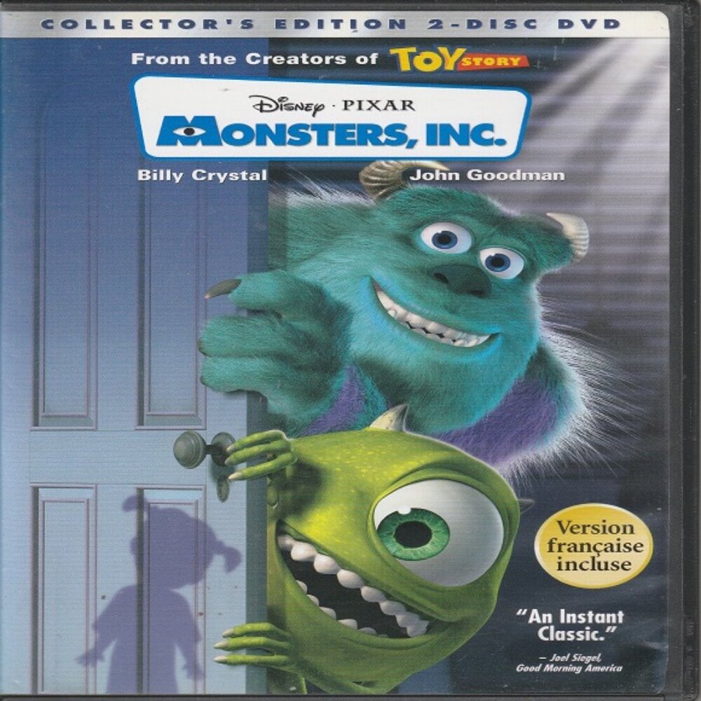 Monsters, Inc. - 2 Disc DVD - Collector's Edition